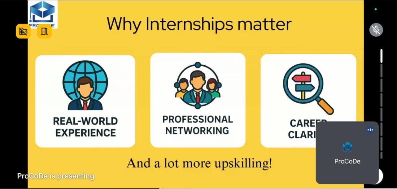 Online Internship Info Session
